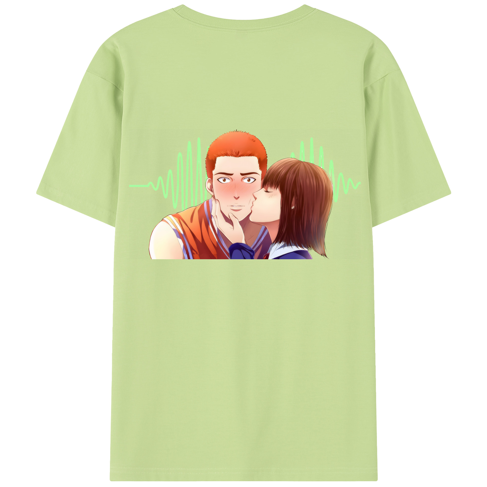 SLAM DUNK／スラムダンク 綿100％半袖Tシャツ（背面プリント）
